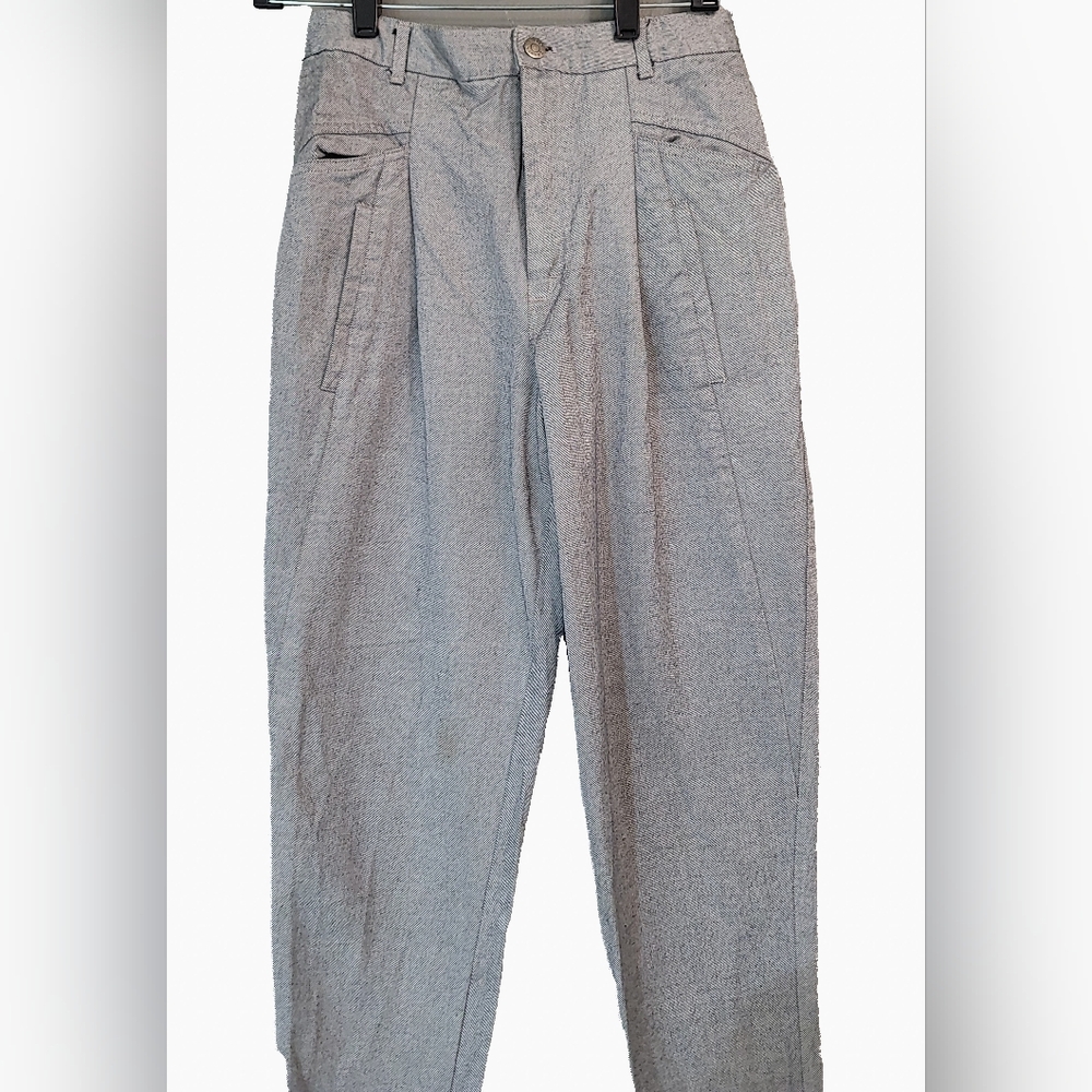 Calvin Klein Vintage ‎ Collection Gray Chinos with Tapered Leg